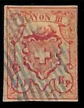 94987bC - SWITZERLAND -  STAMPS  - Zumstein # 20 -  Fine  USED