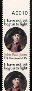 94808c - USA - STAMPS - SC # 1789Ad  IMPERF pair  - MNH John Paul Jones