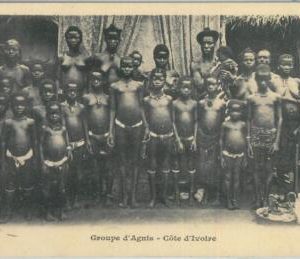 80173 -  Ivory Coast -  Vintage Postcard - ETHNIC :  AGNIS tribe