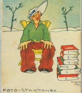 92089 -  Vintage POSTCARD -  COMIC   HUMOR - Education PHILOSOPHY