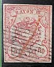 94987cB  - SWITZERLAND -  STAMPS  - Zumstein # 20 -  VERY Fine USED