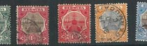70340 - BERMUDA - STAMP set: Stanley Gibbons # 36 / 40 - Fine  Used