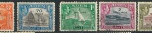 70342 -  ADEN  - STAMP:  Small LOT of  Fine Used Stamps