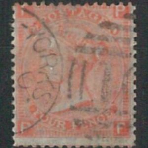 70343 - GREAT BRITTAIN - STAMP: Stanley Gibbons # 94 Plate 7 - Fine  Used