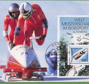 ag7316 - GERMANY -  MAXIMUM CARD - 08.01.1991 - Altenberg - Sport, Car