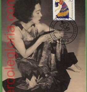 ag7240 - GERMANY -  MAXIMUM CARD  - 1986 -  Mary Wigman, DANCE