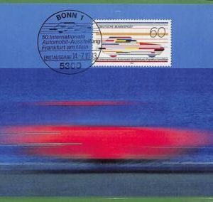 ag7279 - GERMANY -  MAXIMUM CARD - 14.07.1983 - Transport, Cars