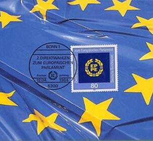 ag7263 - GERMANY -  MAXIMUM CARD  - 12.04.1984 -  European Parliament,POLITIC