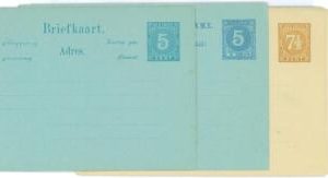 93579 - DUTCH INDIES - POSTAL HISTORY - STATIONERY CARDS Gau # 8 + 9 +10a + 10b