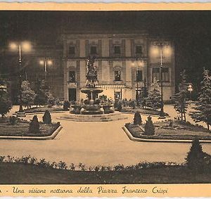 44034    CARTOLINA d'Epoca - ENNA citta' : VIA CRISPI 1935