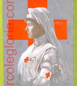 af6857 -   VINTAGE POSTCARD  Cartolina D'epoca - Italy,  RED CROSS Royalty