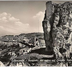 44052 CARTOLINA d'Epoca - CALTANISETTA Citta' : PANORAMA
