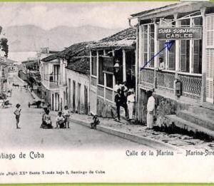 aa6009 - HABANA - Vintage Postcard - Santiago - Calle de la Marina