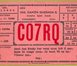 af2334 - HABANA - RADIO CARD - Havana -  1950