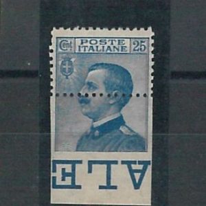 66149 - ITALIA REGNO -   Sassone 83 linguellato - DOPPIA VARIETA'!