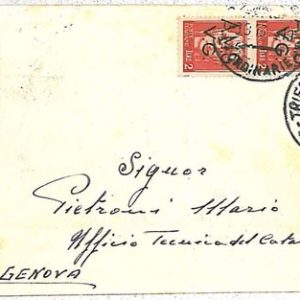 ITALIA - TRIESTE VENEZIA GIULIA - AMG VG:  storia postale - BUSTA