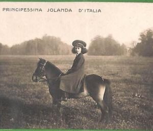 ah1122 - VINTAGE POSTCARD  - Princess Jolanda  -  ROYALTY Reali ITALY