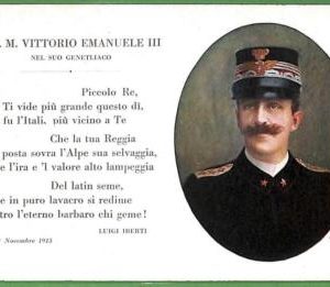 ah1121 - VINTAGE POSTCARD - Vittorio Emanuele III - ROYALTY  Reali ITALY Italia