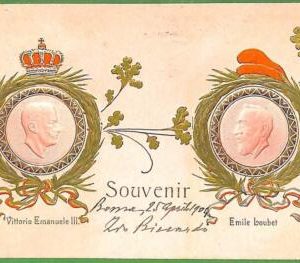 ah1239 - VINTAGE POSTCARD -  ROYALTY, Embossed    Reali ITALY Italia