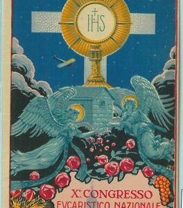 97394 - CARTOLINA d'Epoca PUBBLICITARIA Illustrata  LORETO Congresso Eucaristico