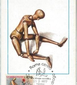 64795 - ITALY - POSTAL HISTORY -  MAXIMUM CARD 1977 - Marionette DRUGS Medicine