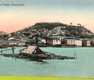 af2378 - ECUADOR - Vintage Postcard -  Guayaquil - Las Penas