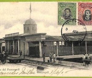 af2383 - ECUADOR - Vintage Postcard -  Guayaquil -  1903