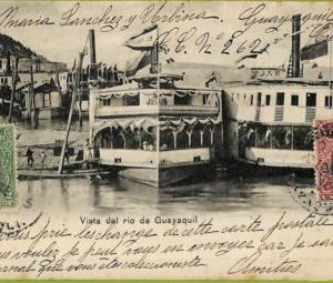 af2406 - ECUADOR - Vintage Postcard -  Guayaquil - 1906