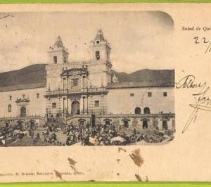 af2423 - ECUADOR - Vintage Postcard -  Quito - 1901
