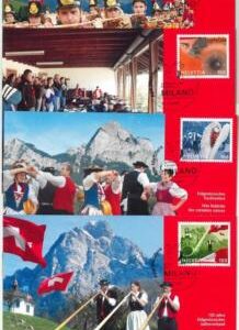 63835 - SWITZERLAND - POSTAL HISTORY: Set of 4 MAXIMUM CARD 2011 -  MUSIC