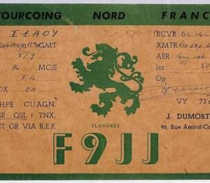 ad9053 - FRANCE - RADIO FREQUENCY CARD   - 1950's