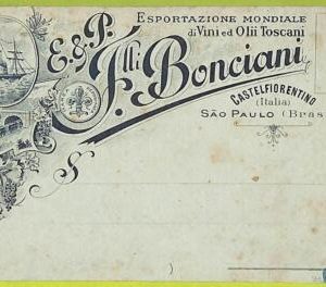 ah0128 - BRAZIL - VINTAGE POSTCARD - Sao Paolo CASTELFIORENTINO Firenze