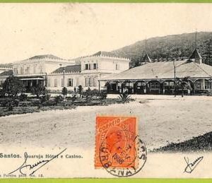 ah0130 - BRAZIL - VINTAGE POSTCARD - Santos - 1908