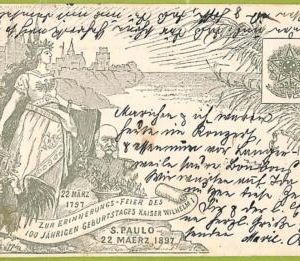 ah0126 - BRAZIL - VINTAGE POSTCARD - Sao Paolo - 1897