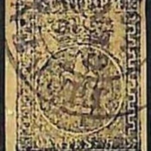 94706a - ANTICHI STATI -  PARMA : Sassone # 1b Giallo chiaro verdino  - USATO