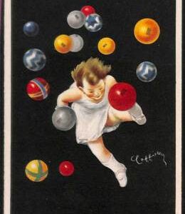 Lib831 - CARTOLINA d'Epoca PUBBLICITARIA Illustrata: PALLONE PIRELLI Cappiello