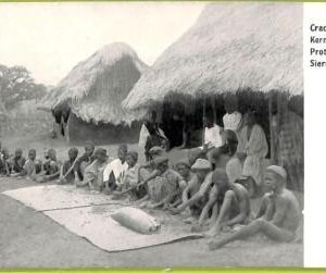 af4236 - SIRRA LEONE - VINTAGE POSTCARD Ansichtskarten - ETHNIC