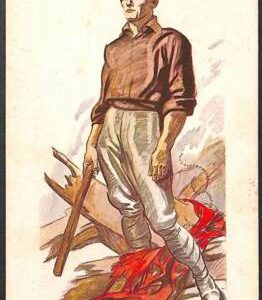 Lib633 - CARTOLINA d'Epoca - PROPAGANDA Illustrata: PNF Con MANGANELLO Dudovich