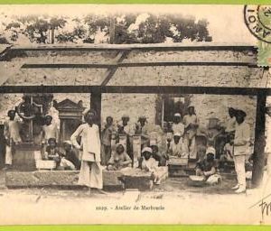 af4247 - INDO-CHINE - VINTAGE POSTCARD Ansichtskarten - 1905 - ETHNIC Hanoi