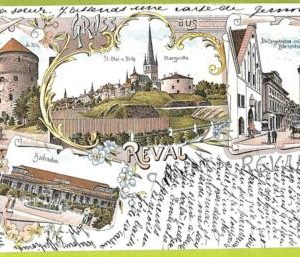 ae9584 - ESTONIA - Ansichtskarten VINTAGE POSTCARD - Gruss aus  Reval - 1899