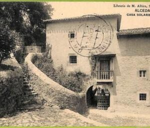 af3823  - SPAIN - VINTAGE POSTCARD - Alceda - Casa Solariega