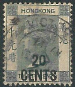 70384e -  HONG KONG - STAMP : Stanley Gibbons # 48 or 48a -   USED