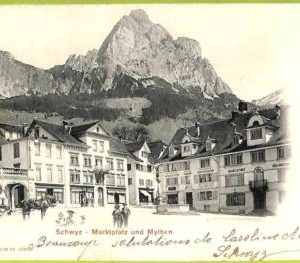 ad5178 - SWITZERLAND Schweitz - Ansichtskarten VINTAGE POSTCARD -  Schwyz - 1905