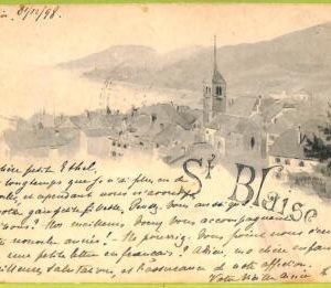 ad5180 - SWITZERLAND Schweitz - Ansichtskarten VINTAGE POSTCARD - St.Blaise-1898