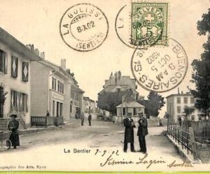 ad5193 - SWITZERLAND Schweitz - Ansichtskarten VINTAGE POSTCARD- Le Sentier-1902