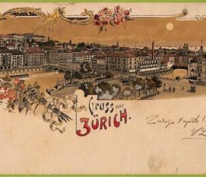 ad5456 - SWITZERLAND - Ansichtskarten VINTAGE POSTCARD - Gruss aus Zurich - 1906