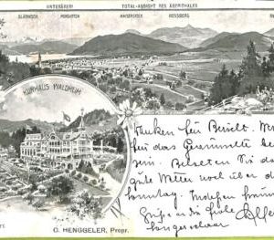 ad5231 - SWITZERLAND Schweitz - Ansichtskarten VINTAGE POSTCARD - Unterager-1909