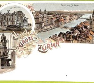 ad5463 - SWITZERLAND  - Ansichtskarten VINTAGE POSTCARD -  Gruss aus Zurich