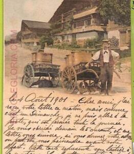 ad5499 - SWITZERLAND Schweitz - Ansichtskarten VINTAGE POSTCARD - 1901 - Ethnic