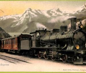 ad5630 - SWITZERLAND  -Ansichtskarten VINTAGE POSTCARD - Gotthard-Express - 1906